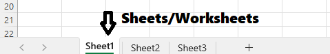 worksheets Excel Overview
