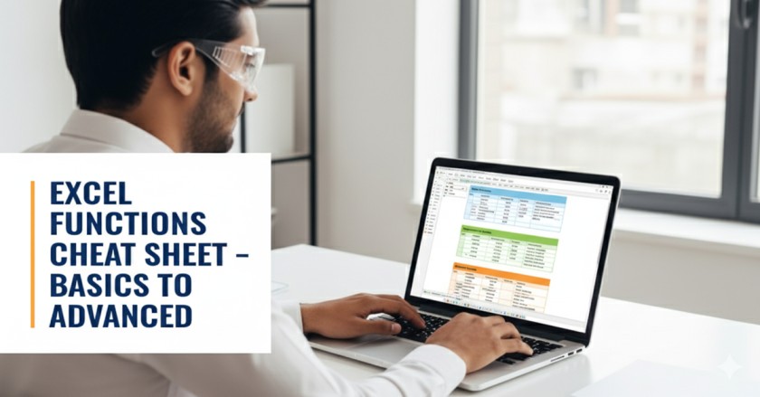 Excel Functions Cheat Sheet